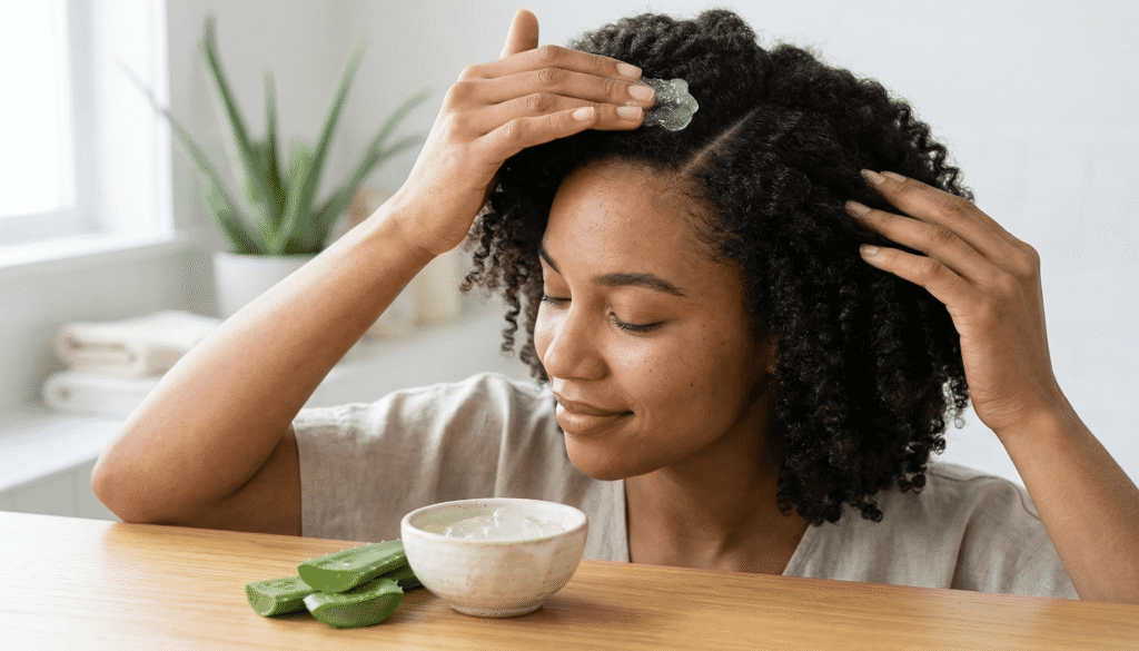 aloevera treatment for hair fall